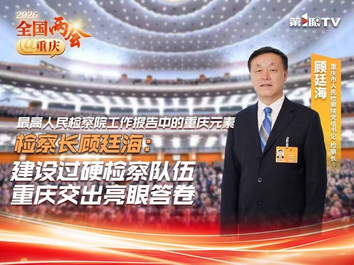 全国两会 | 顾廷海检察长接受专访：“多处提到重庆元素，让我们深受鼓舞！”