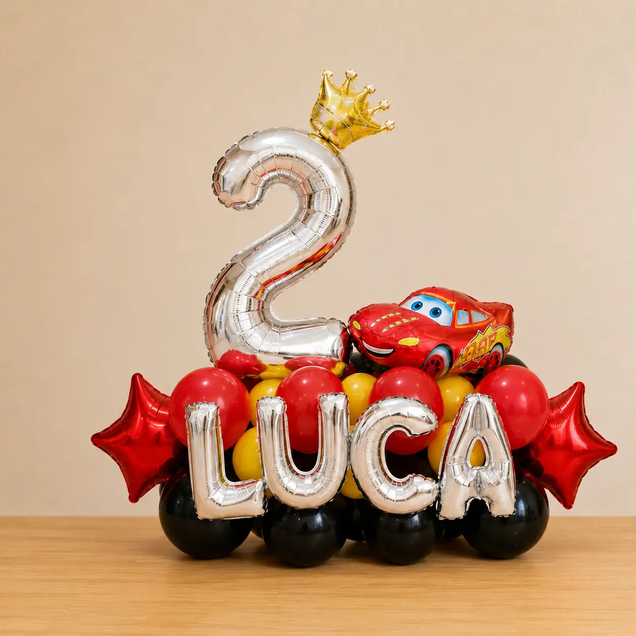 Car Theme Balloon Bouquet — Customized Balloon Bouquet