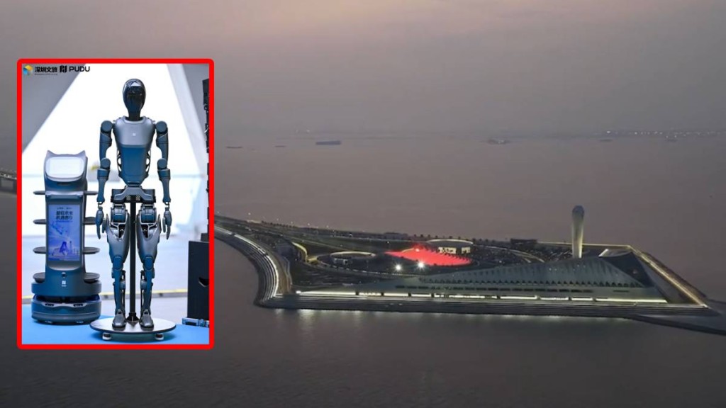 深中通道西人工將島建全球首間機械人酒店。深圳文旅