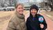 USA Washington D.C. | DW-Volontärinnen Chiara Bachels und Chi-Hui Lin am Weißen Haus