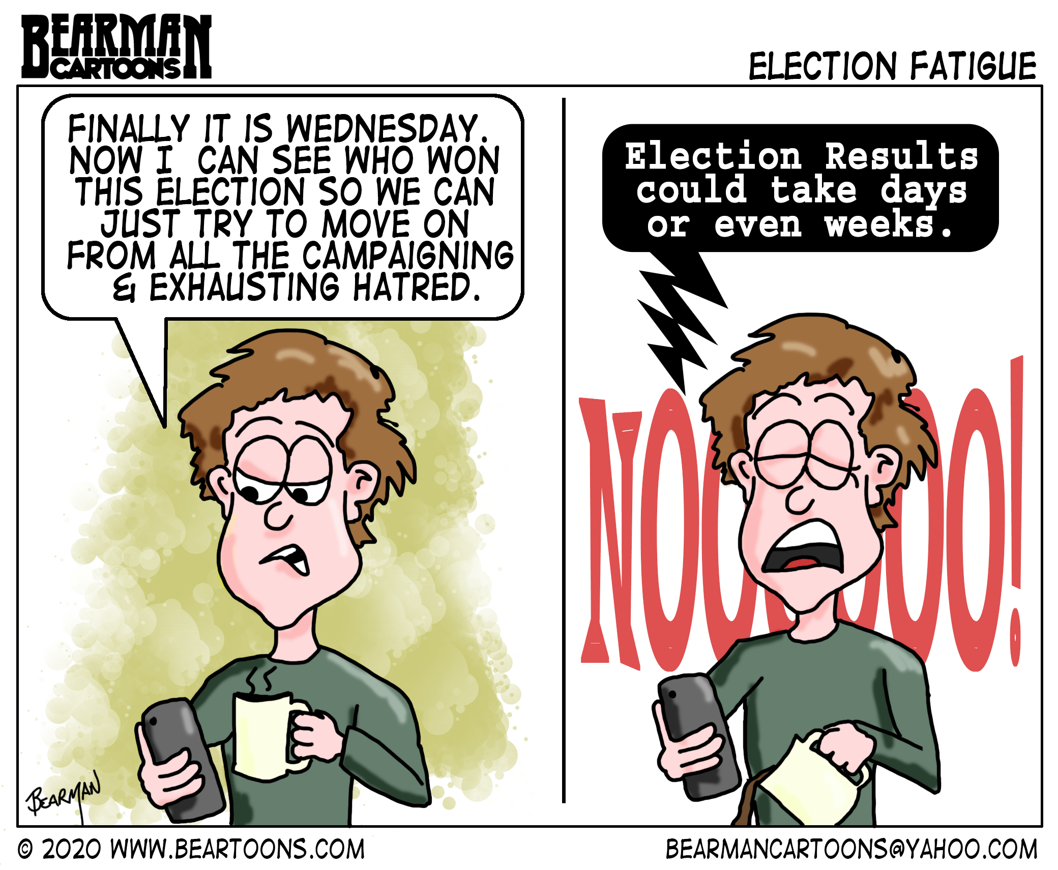 Election Fatigue Cartoon