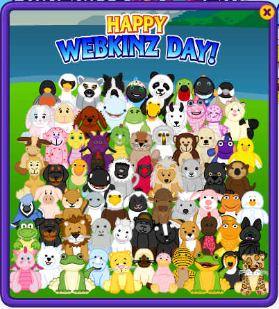 Webkinz Day card