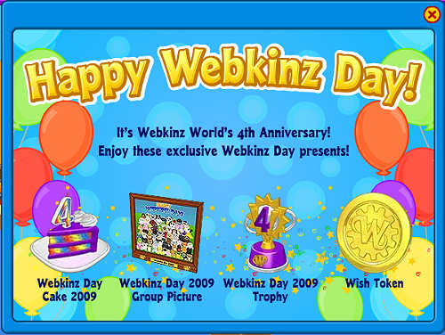 Webkinz Day gifts