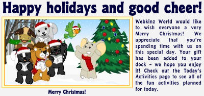 Christmas front page