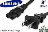 Samsung LED/LCD TV Power Cord (Specific Models Only) (Long Run - 8' Long, Bulk Packed)