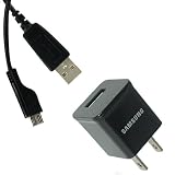 Official Samsung 1.0A Home Wall AC Travel Charger Adapter with USB 2.0 Data Sync Charge Cable for Samsung Galaxy S III