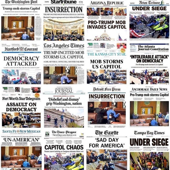Jan 6th Newspapers