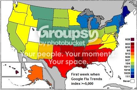 spread of swine flu us map