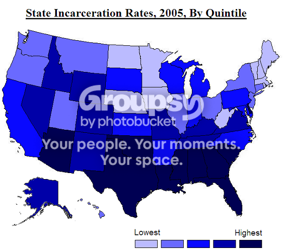 incarceration rate by state
