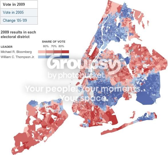 new york city mayoral election map