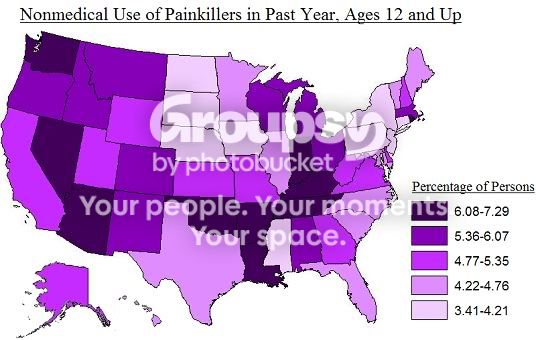 painkillers map of the united states