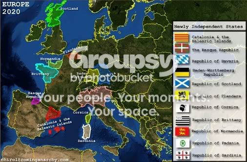 secessionist europe map