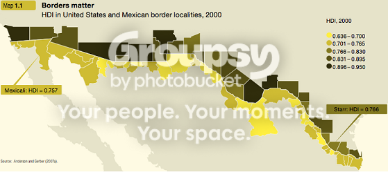 us mexico border hdi map