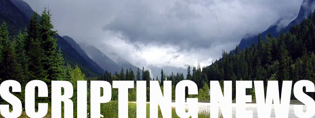 Dave Winer's weblog, started in April 1997, bootstrapped the blogging revolution.