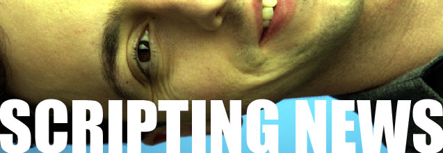 Dave Winer's weblog, started in April 1997, bootstrapped the blogging revolution.