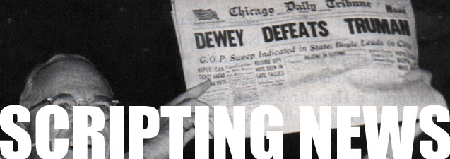 Dave Winer's weblog, started in April 1997, bootstrapped the blogging revolution.