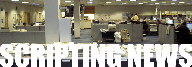 Dave Winer's weblog, started in April 1997, bootstrapped the blogging revolution.