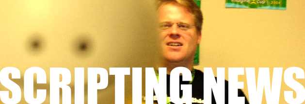 Dave Winer's weblog, started in April 1997, bootstrapped the blogging revolution.