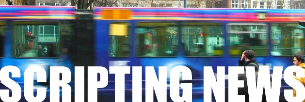 Dave Winer's weblog, started in April 1997, bootstrapped the blogging revolution.