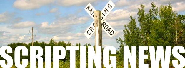Dave Winer's weblog, started in April 1997, bootstrapped the blogging revolution.