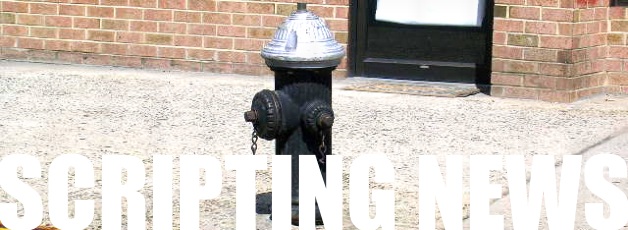 Dave Winer's weblog, started in April 1997, bootstrapped the blogging revolution.