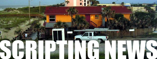 Dave Winer's weblog, started in April 1997, bootstrapped the blogging revolution.