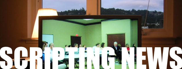 Dave Winer's weblog, started in April 1997, bootstrapped the blogging revolution.