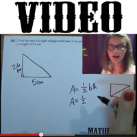 Area of a Right Triangle