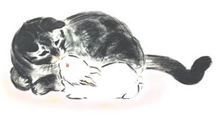 illustration from the book, Marshmallow by Newberry