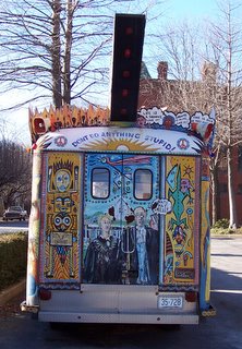 Ornately and Brightly Painted Van