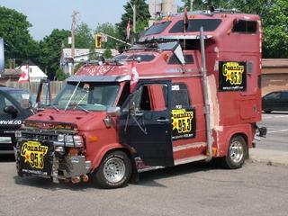 Van with sleeper section from a semi added
