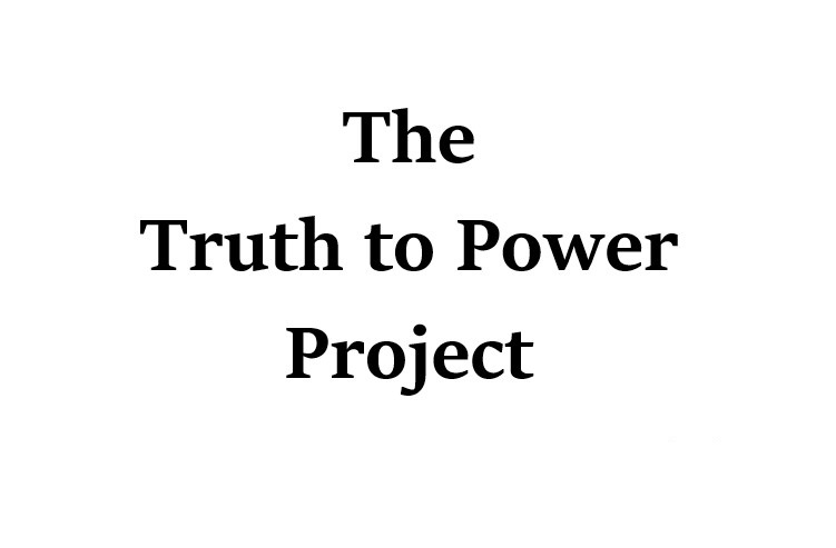 The Truth to Power Project - Black serif text on white background.