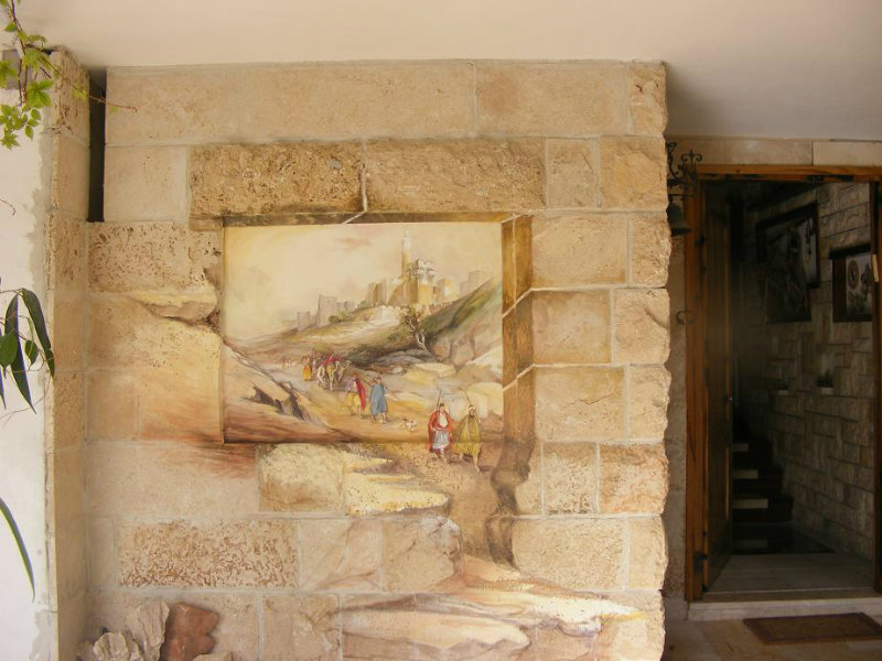 a detailed and consequently quite expensive mural