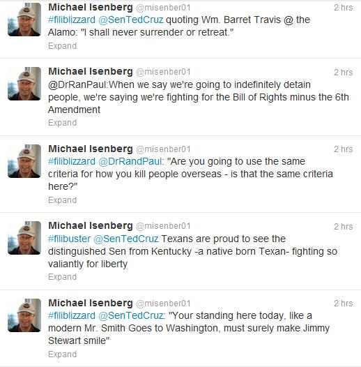 Rand Paul Filibuster Live Tweets