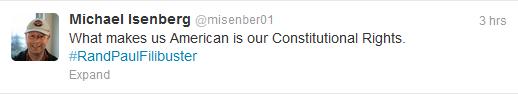 Rand Paul Filibuster Live Tweets