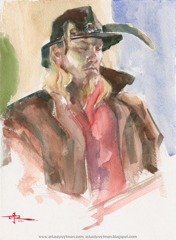 Chris In A Horned Hat