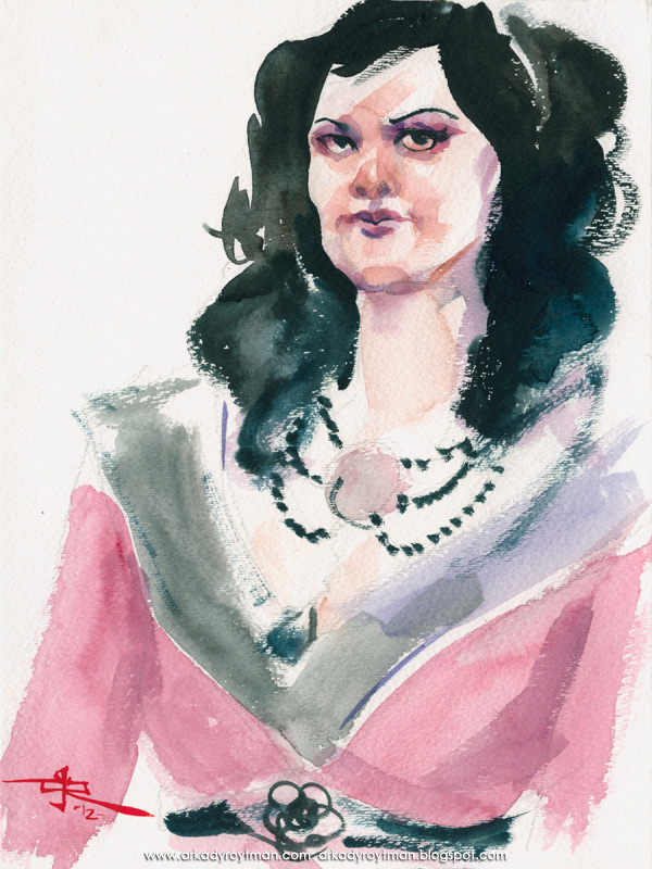 Margo In A Pink Dress