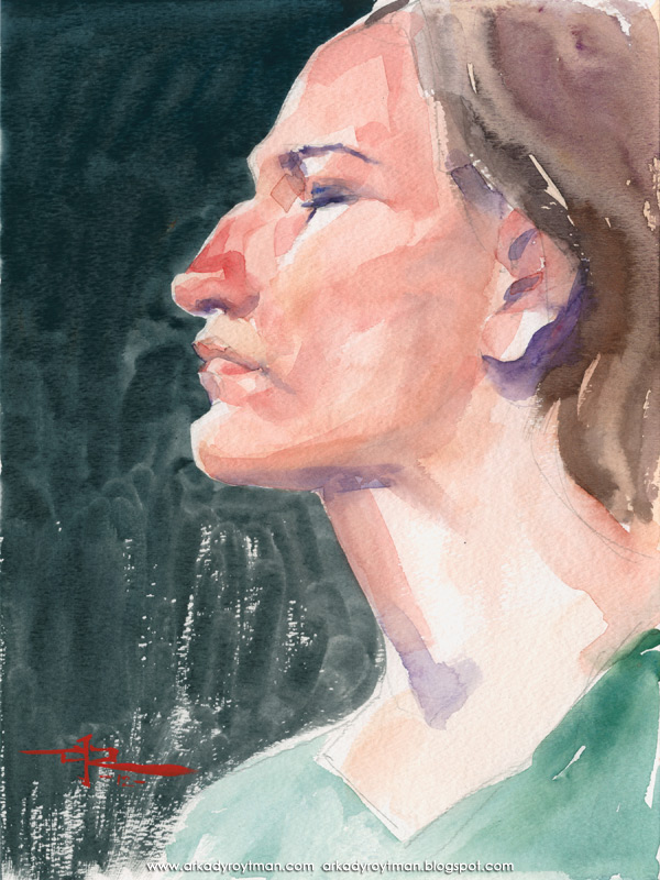 Melanie Portrait In Profile
