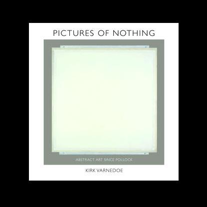 Empty canvas on cover of Varnedoe's 'Pictures of Nothing'
