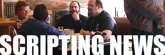 Dave Winer's weblog, started in April 1997, bootstrapped the blogging revolution.