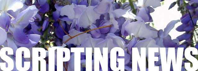 Dave Winer's weblog, started in April 1997, bootstrapped the blogging revolution.