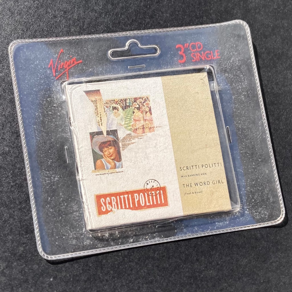 Scritti Politti 'The Word Girl' UK 3" Mini-CD single front cover design and pack