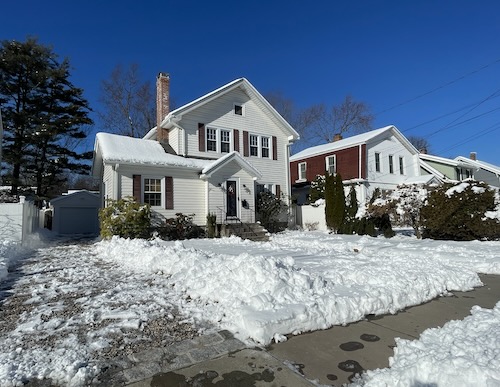 the house with 15.5" of show (shoveled)