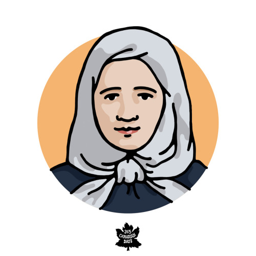 365cdn:
“ April 30, 1658 - Marguérite Bourgeoys opens Ville-Marie’s first public school for French and Native children. Montréal, Québec.
”