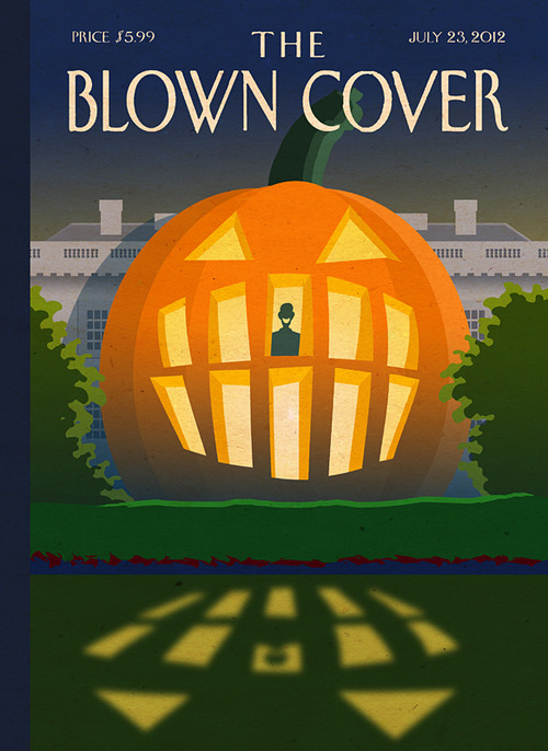 Halloween Contest: Runner-Up #2
By Birgit Schossow
This week, at least, it feels like the occupant of the White House can happily prepare himself for Halloween and what comes after. Let’s hope that smile stays in place till November 6.