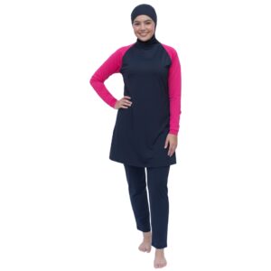 Slim-Fit Ink/Fuchia