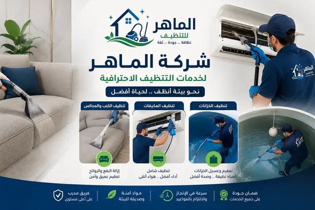 شركة الماهر لخدمات التنظيف