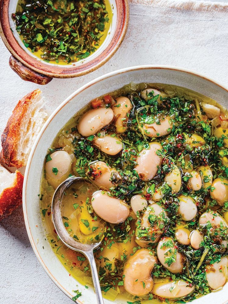 Gigante Beans With Seaweed Salmoriglio
