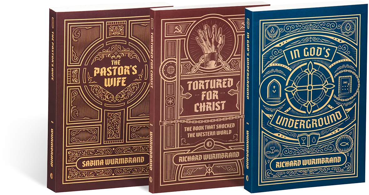 Tortured for Christ, The Pastor’s Wife and In God’s Underground books