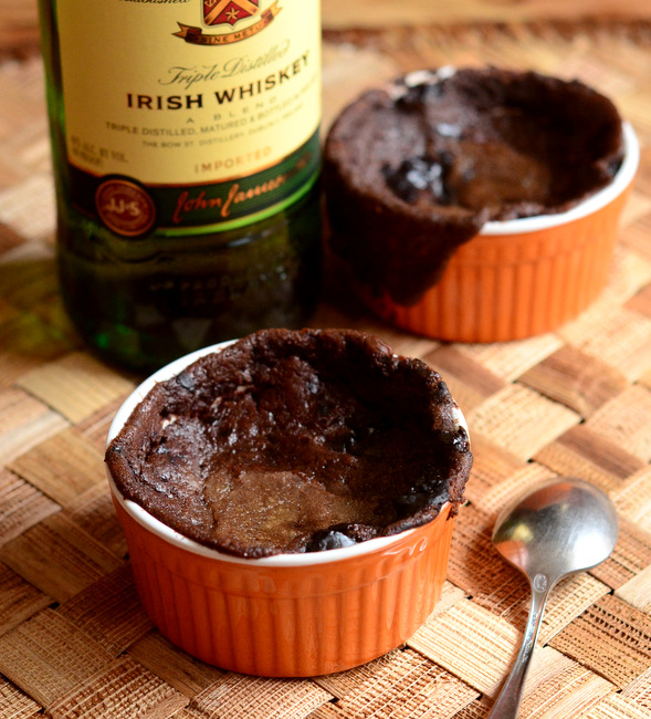 Individual Irish Coffee Chocolate Pudding Cakes